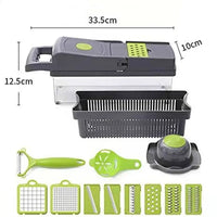 16-in-1 Vegetable Chopper, Dicer & Slicer – Multi-Functional with Storage Container