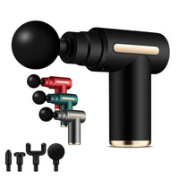 Professional Massager Gun – 4 Interchangeable Heads | Deep Tissue Muscle Relief