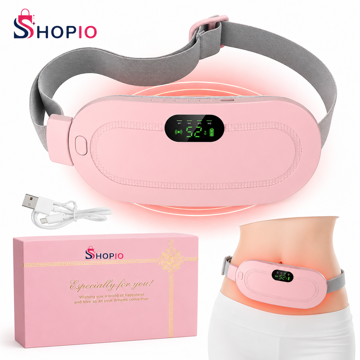 Customized Heating & Massage Cramps Belt