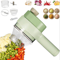 Electric Handheld Vegetable Cutter Slicer Multi-functional Food Chopper