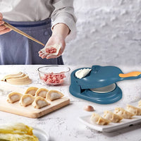 Dumpling Maker Kitchen Press Mold Tool – Easy Fill, Fold & Seal | Perfectly Shaped Dumplings at Home (Random Color)