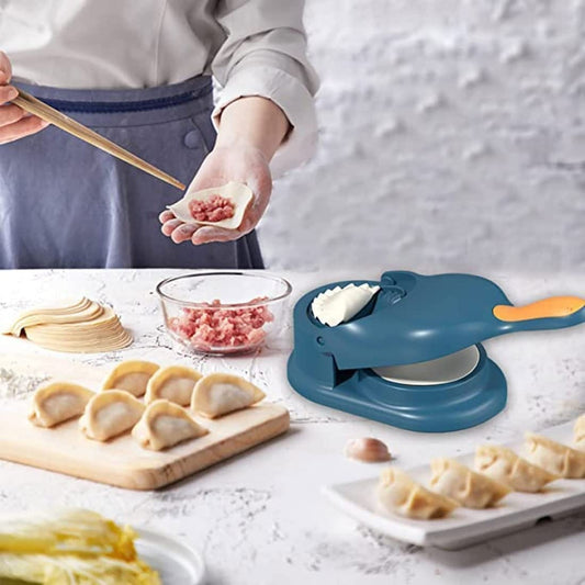 Dumpling Maker Kitchen Press Mold Tool – Easy Fill, Fold & Seal | Perfectly Shaped Dumplings at Home (Random Color)