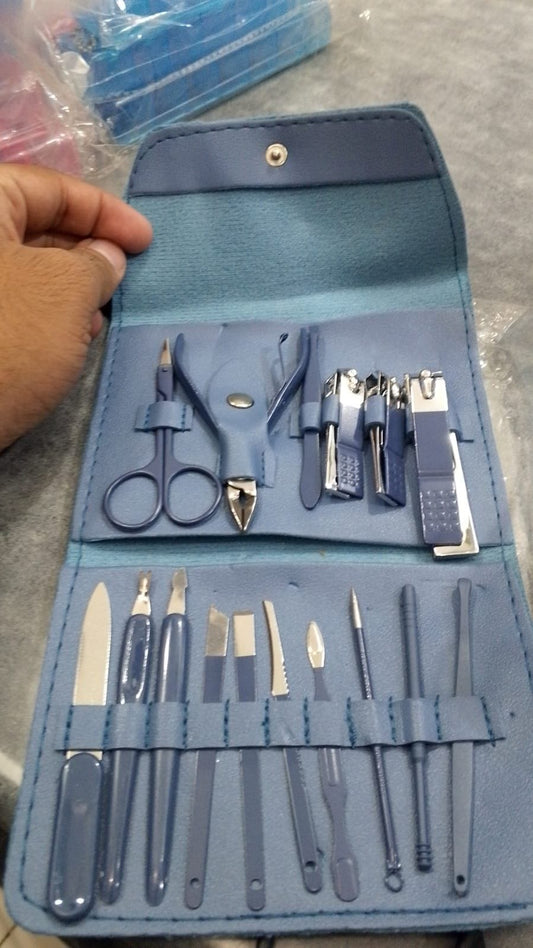 16 piece Nail clipper & Care set