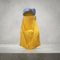 Half Veil Niqab Patti – Korean Chiffon with Soft Elastic | Lightweight Face Cover for Hijabs & Scarves