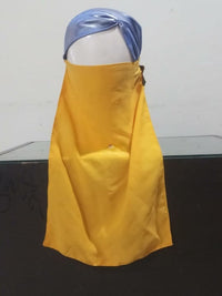 Half Veil Niqab Patti – Korean Chiffon with Soft Elastic | Lightweight Face Cover for Hijabs & Scarves