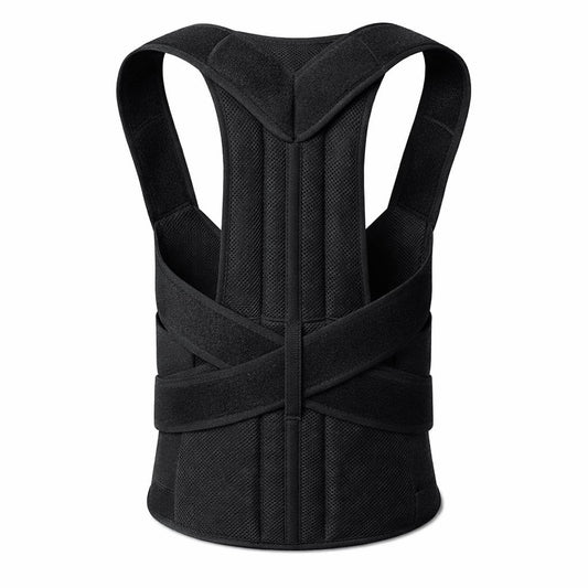 Adjustable Back Support Belt – Posture Corrector for Men & Women | Breathable Spine & Shoulder Support