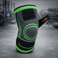 Premium Compression Knee Brace – High-Elasticity Joint Support with Dual Strap & Anti-Slip Design | Sports & Daily Use