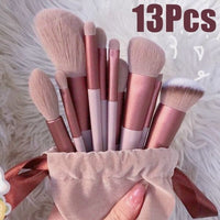 13 Piece makeup Brush Set With Pouch