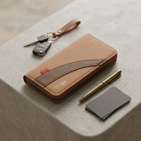 MR Leather Wallet with Zipper – Premium Men's Multi-Card Holder | Cash & Coin Pocket | Secure Zip Closure