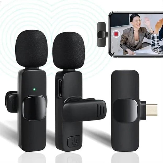 K9 Professional Wireless Lavalier Lapel Microphone – Omnidirectional Condenser Mic for Android | Interview, Podcast, Vlog & YouTube
