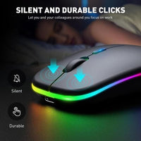 HP W10 Wireless Mouse – 2.4GHz Optical Mouse with Plug & Play USB Receiver | Silent Click, Ergonomic & Multi-OS Compatible (Random Color)