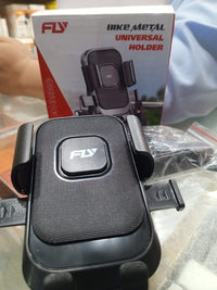 FLY Universal Mechanical Bike & Motorcycle Phone Mount – 360° Adjustable Handlebar Bracket | 4–7 Inch | Bicycle, Scooter & E-Bike