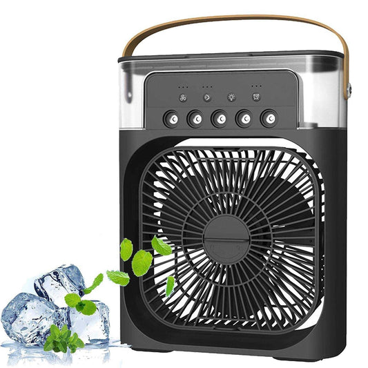 Mini Portable Air Cooler Fan – Evaporative Cooling, 3-Speed Personal Air Conditioner | USB Powered for Home, Office & Travel (Random Color)