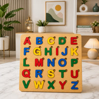 Capital ABC Alphabet Puzzle Board Game – MDF Wooden Learning Toy for Children | Early Literacy & Cognitive Skills