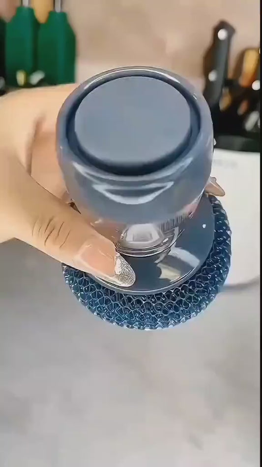 Soap Dispensing Kitchen Scrubber Brush
